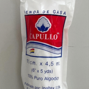 VENDA DE GASA CAPULLO 15 cm x 4.5 mtsT