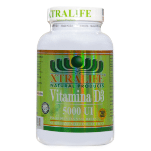 VITAMINA D3 5000 UI x 100 caps.