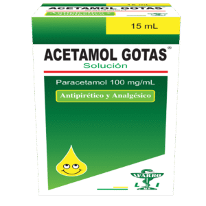 ACETAMOL 100 mg Gotas x 15 ml