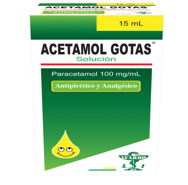 ACETAMOL 100 mg Gotas x 15 ml