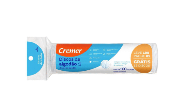 ALGODON EN DISCO CREMER  x 100 unid