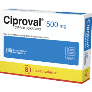CIPROVAL 500 mg x 10 comp.