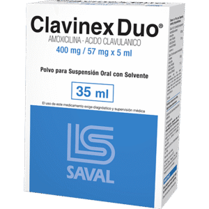 CLAVINEX DUO SUSPENSION x 35 ml