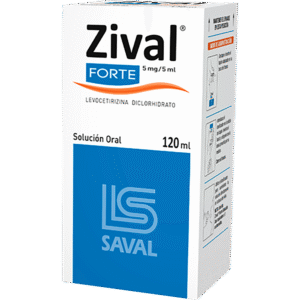 ZIVAL FORTE JARABE  5 mg/ 5 ml x 120 ml