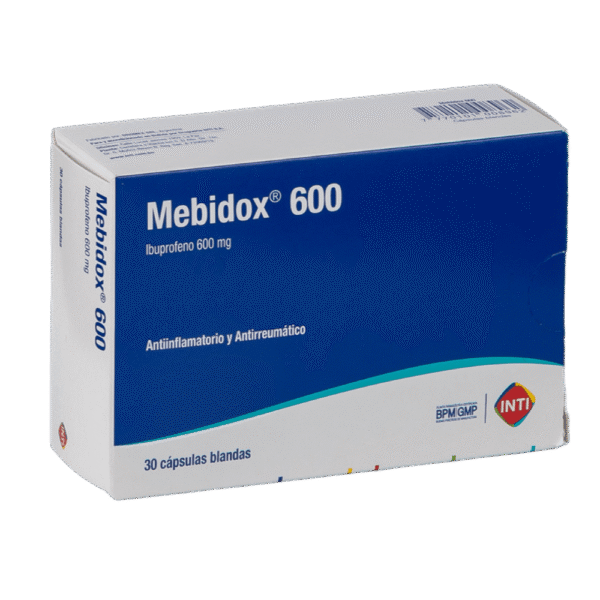 MEBIDOX 600 mg x 30 caps.