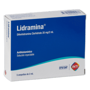 LIDRAMINA 20mg x 5 ampollas
