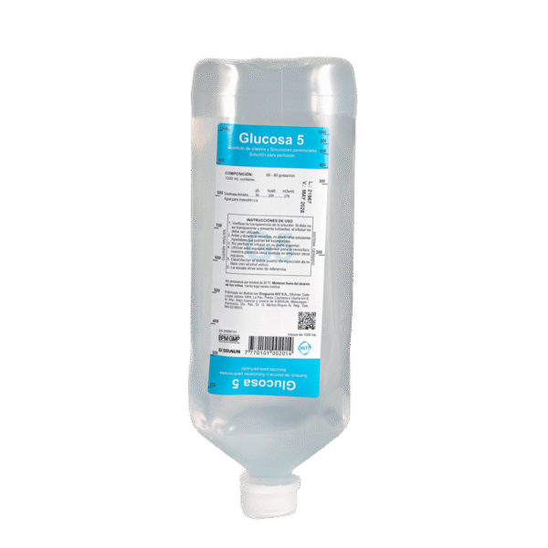 SUERO GLUCOSADO 5% x 1000 ml