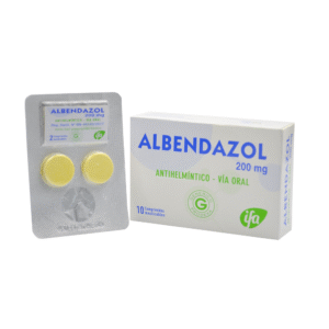 ALBENDAZOL MASTICABLE 200mg x 10comp