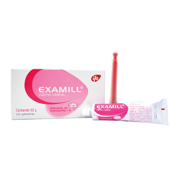 EXAMILL 1% CREMA VAGINAL x 50gr / 10aplicado