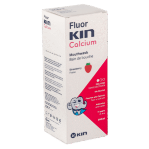 ENJUAGE BUCAL FLUOR KIN CALCIUM FRESA x 500 ml