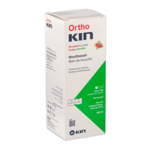 ENJUAGUE BUCAL ORTHOKIN FRESA MENTHOL x 500ml