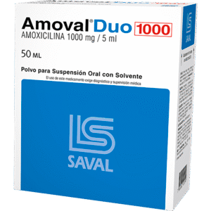 AMOVAL DUO 1000 mg/5 ml x 50 ml