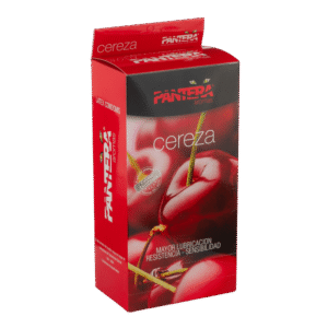 PANTERA CONDONES aroma CEREZA x 24 unidades