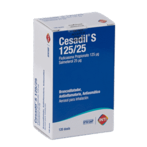 CESADIL S 125/25 AEROSOL x 120dosis