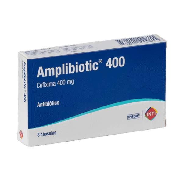 AMPLIBIOTIC 400mg x 8 caps.