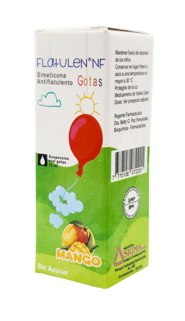 FLATULEN NF GOTAS ORALES SABOR MANGO x 15mL