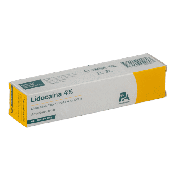 LIDOCAINA 4% GEL TOPICO x 20g