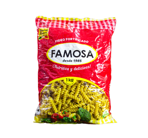 Famosa Fideo Tipo Cortado Surtido X 1Kg