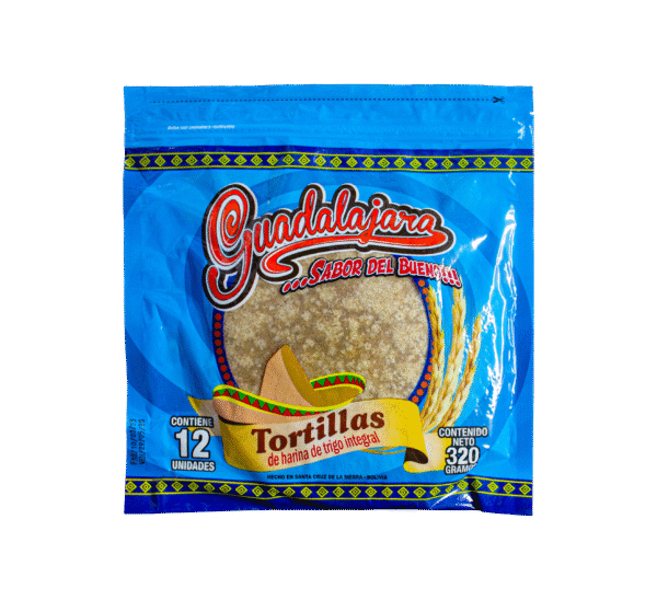 Guadalajara Tortillas De Trigo Integral X 320G