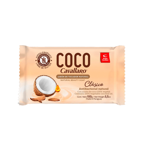 Cavallaro Jabon Tocador De Coco Clasico X 100G