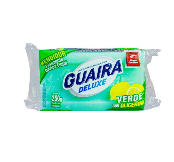 Guaira Jabon Verde Con Fragancia A Limon X 250G
