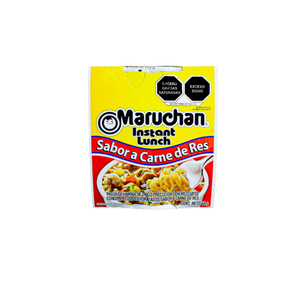 Maruchan Instant Lunch Sabor A Carne De Res Vaso X 64G