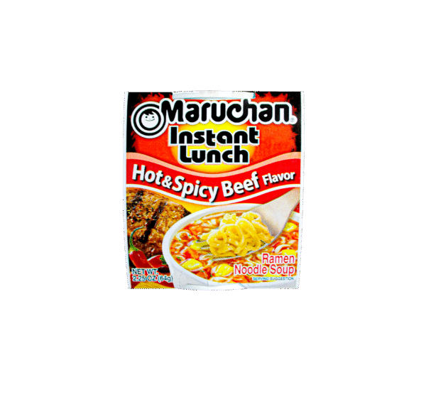 Maruchan Instant Lunch Sabor A Carne De Res Picante Vaso X 64G