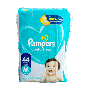 Pampers Confort Sec Talla M X 44 Pañales