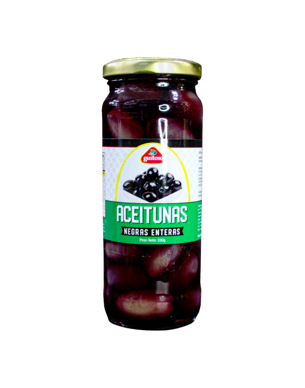 Gustoso Aceitunas Negras Enteras X 330G