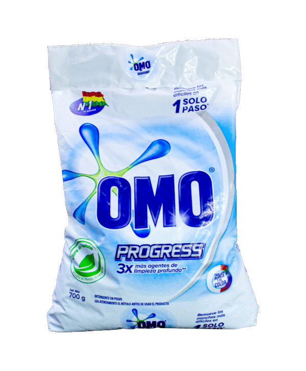 Omo Progress Detergente En Polvo X 700G