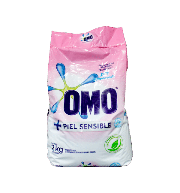 Omo Piel Sensible Detergente En Polvo X 2Kg