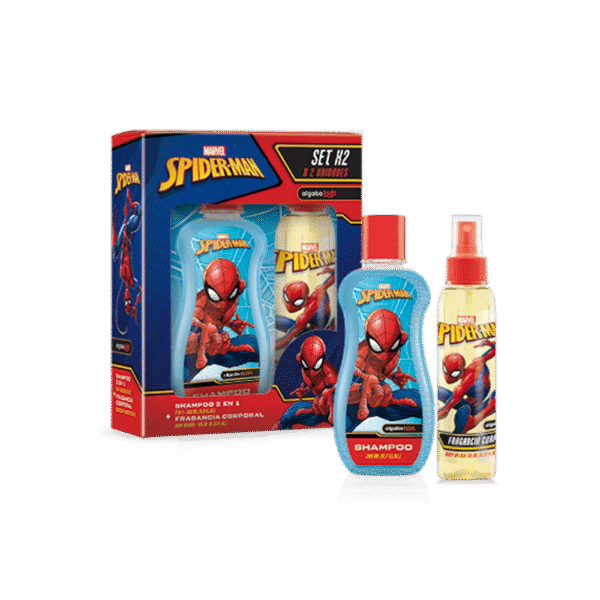 Set Algabo Spiderman Shampoo 200Ml Y Colonia 125Ml  #Navamed