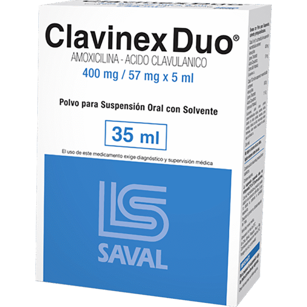 CLAVINEX DUO SUSPENSION x 35 ml