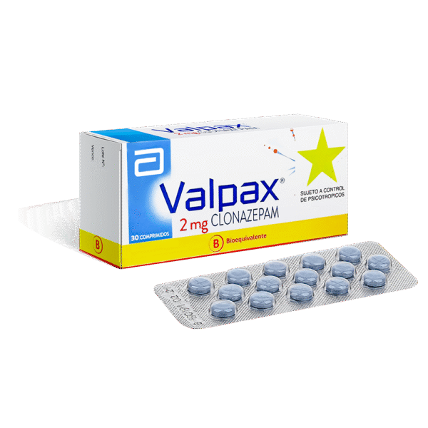 VALPAX  2 MG CJA X 30 COMP