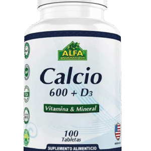 CALCIO 600 + D3 Fco x 100comprimidos