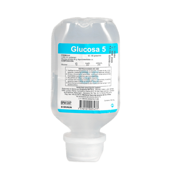 SUERO GLUCOSADO 5% x 100 ml