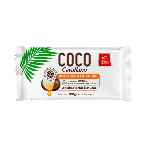 Cavallaro Jabon De Coco Puro Blanco X 200G