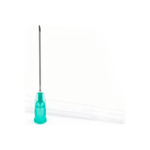 AGUJA HIPODERMICA DESCARTABLE GIMED 21G x 1 1/2  x 100 unid.