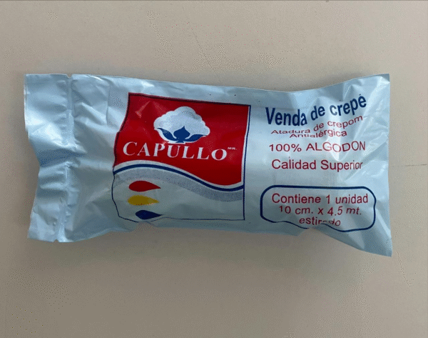 VENDA CREPE 10cm. x 4.5mt.