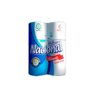 Nacional Classic Papel Higienico Doble Hoja X 6 Rollos