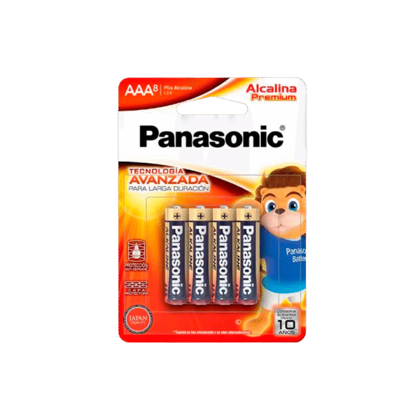 Panasonic Pilas Alcalinas Aaa X 8 Unid.