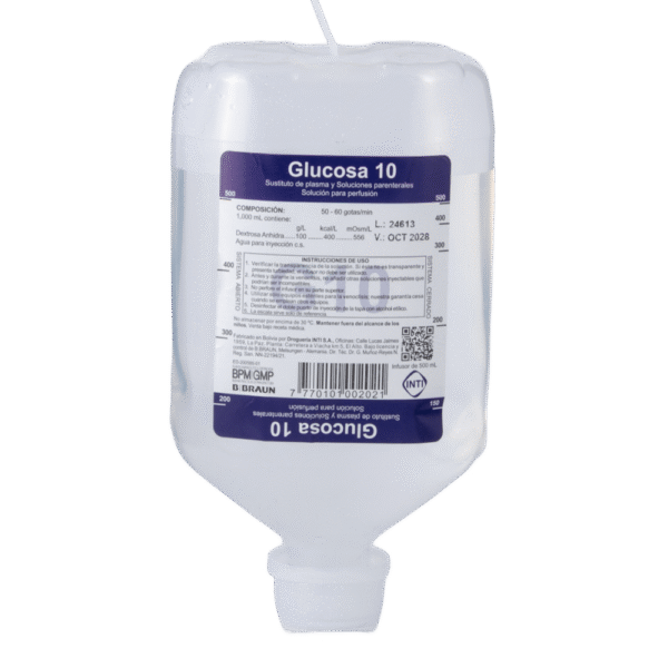 SUERO GLUCOSADO 10% x 500 ml