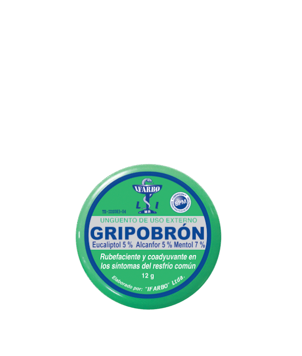 GRIPOBRON Pomada Tópica x 12 gr