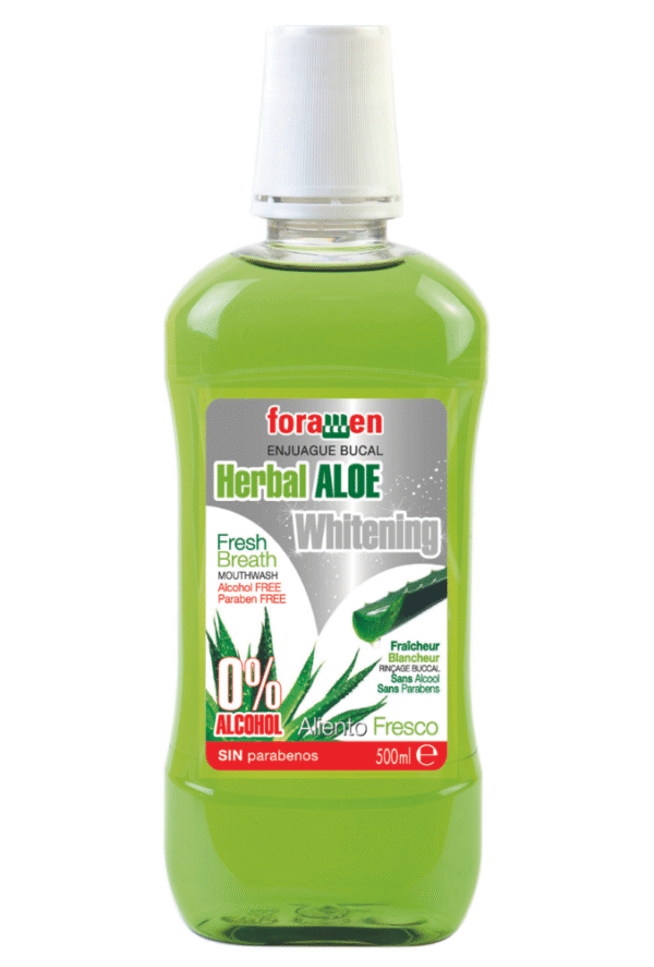 ENJUAGUE BUCAL FORAMEN HERBAL ALOE x 500 ml