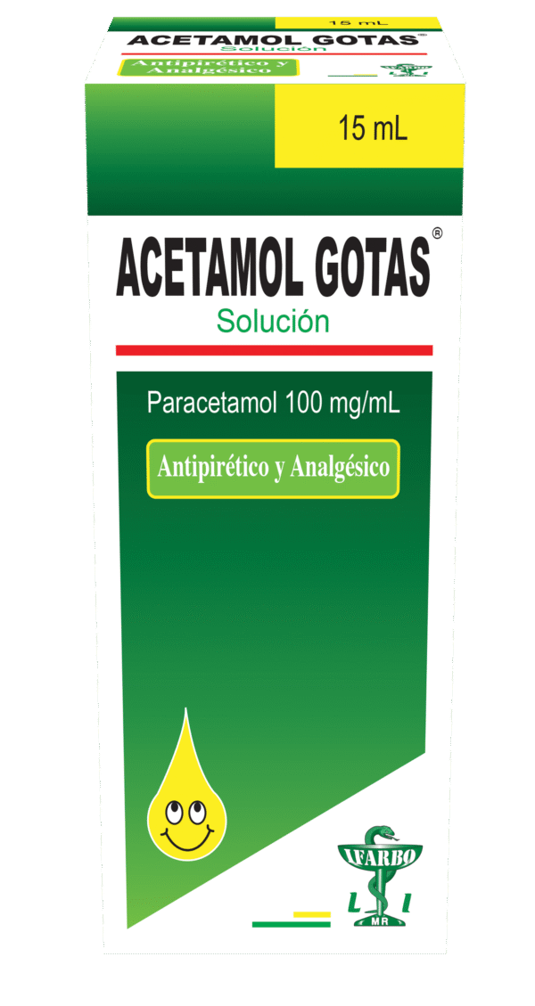 ACETAMOL 100 mg Gotas x 15 ml