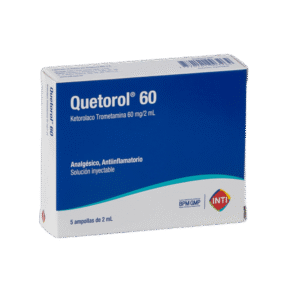 QUETOROL 60 mg x 5 ampollas