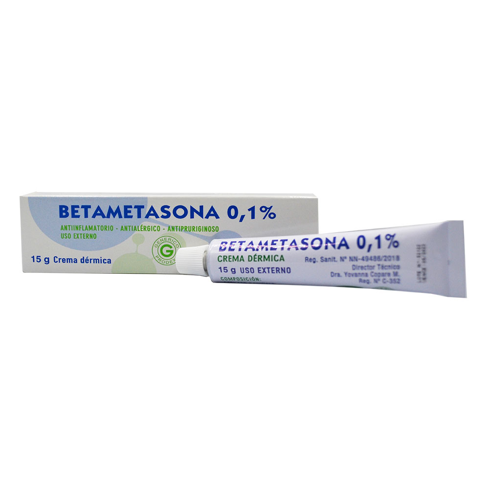 BETAMETASONA CREMA 0.1 % x 15 gr.