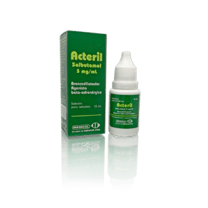ACTERIL SOLUCION P/NEBULIZAR 5mg/ml x 15ml