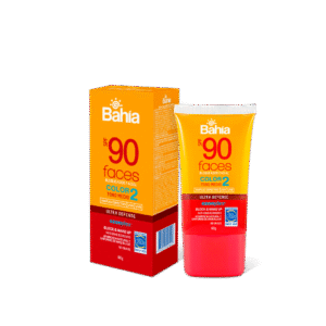 BLOQUEADOR FACIAL BAHÍA SPF90 TONO 2 MEDIO x 60gr