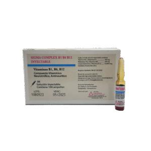 SIGMA COMPLEX 10.000 B1 B6 B12  2mL x 100 ampollas